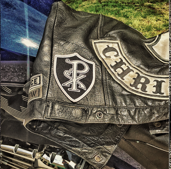 Shield of Faith Chi Rho Patch & Lapel Pins – Ride Fast Pray Hard